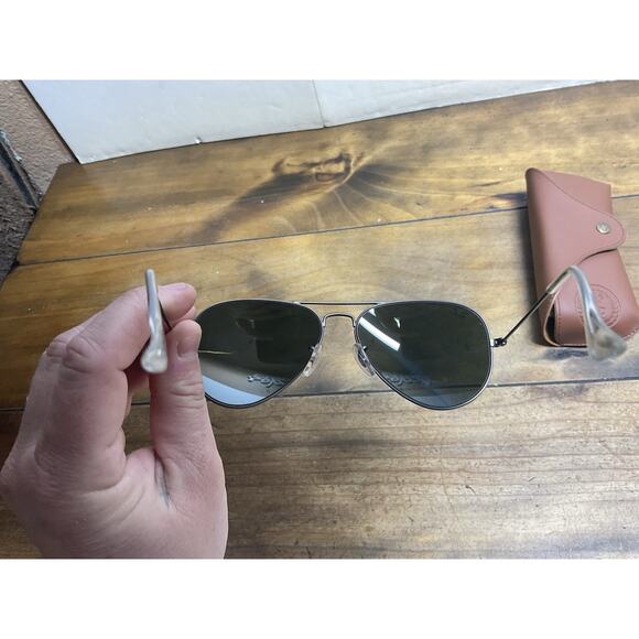 Ray-Ban Aviator Large RB3025 029/30 Gray/Black Unisex - Picture 6 of 12